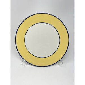 Pagnossin Ironstone Treviso Italy Spa Yellow Blue Charger Chop Plate 12”
